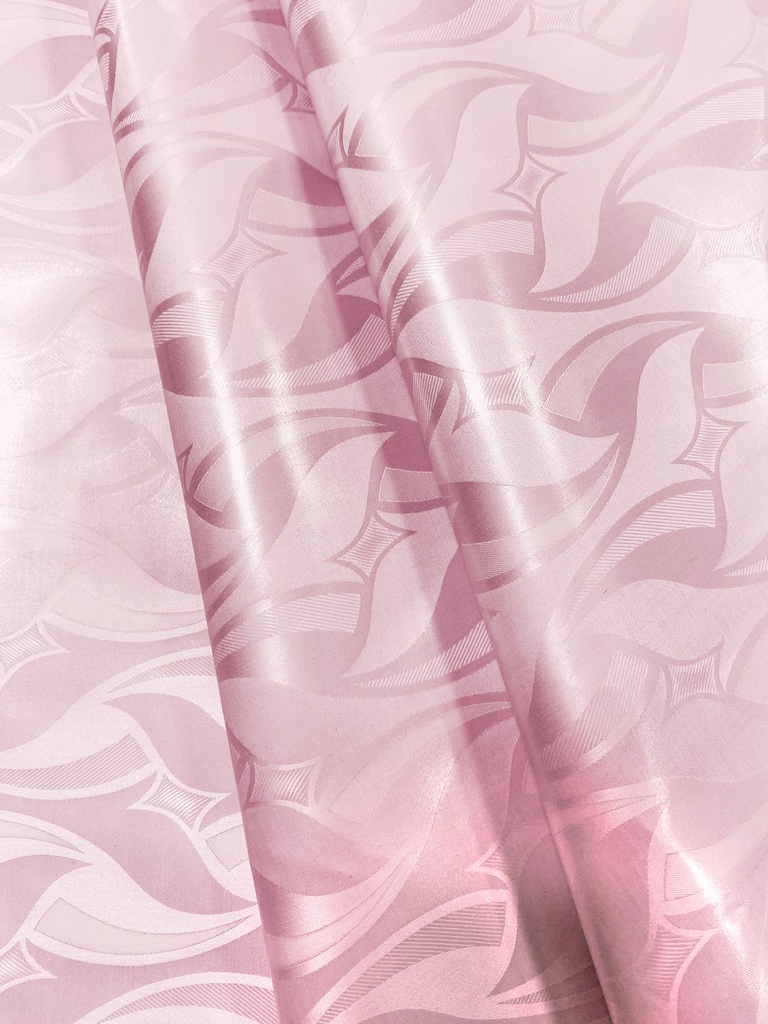 Bazin uni Color 422-vieux rose clair