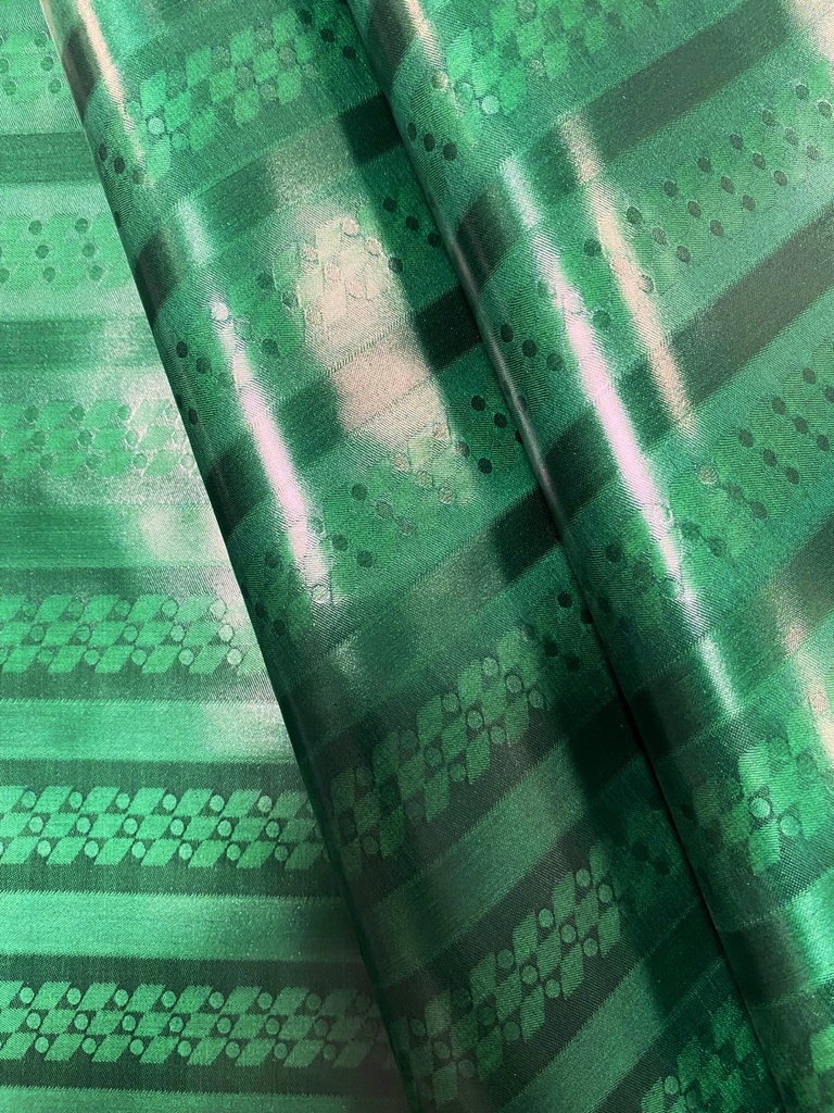 Bazin uni Color 643-vert foncé