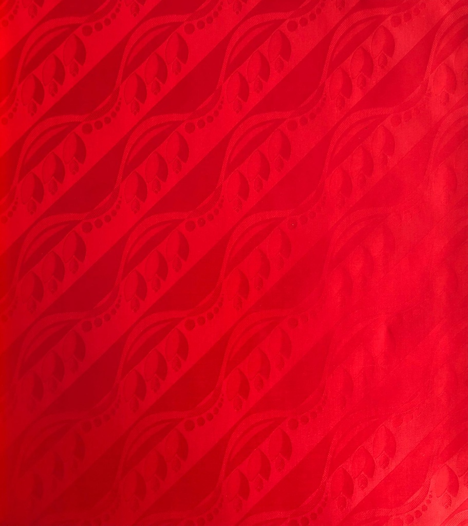 Bazin uni Color 315-rouge 5,6 m