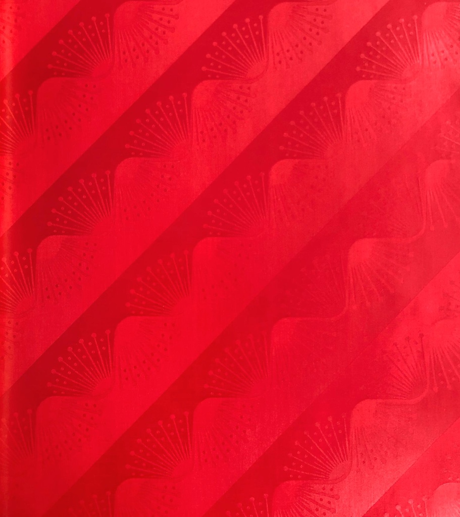 Bazin uni Color 315-red 5,7 m
