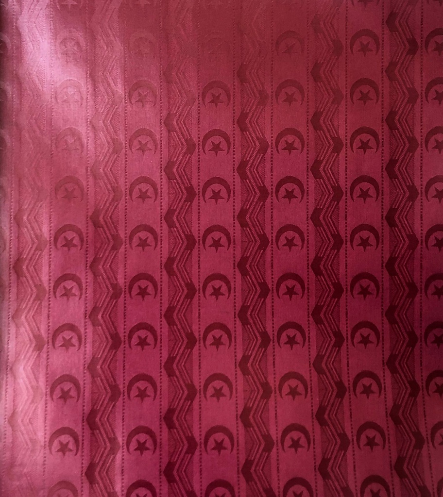 Bazin uni Color 301-burgundy 5,7 m