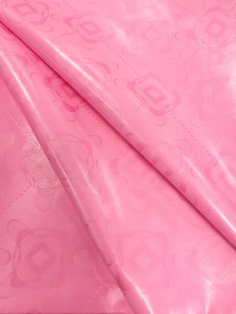 Bazin uni Color 319-rose, 2 m