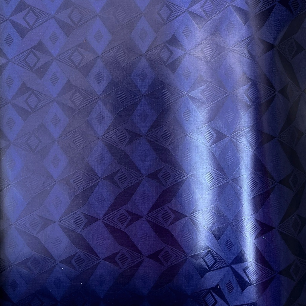 Bazin uni Color 527-bleu nuit 5m