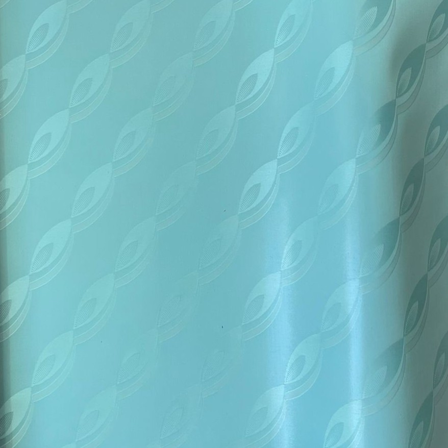 Bazin uni Color 614-aqua 5m