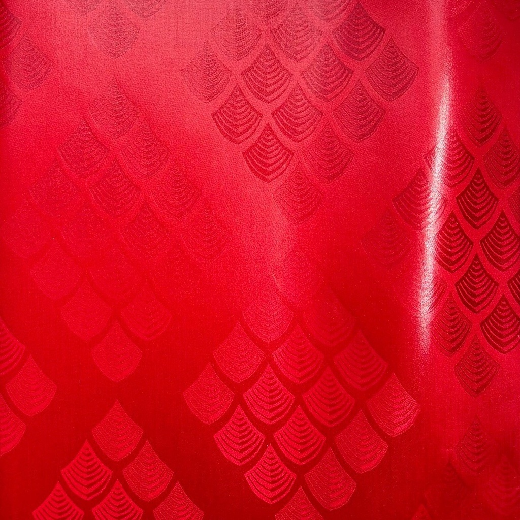 Bazin uni Color 345-rouge | D