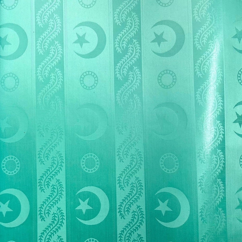 Bazin uni Color 655-menthe | D