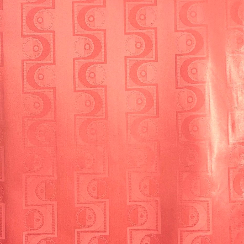 Bazin uni Color 326-coral pink | D