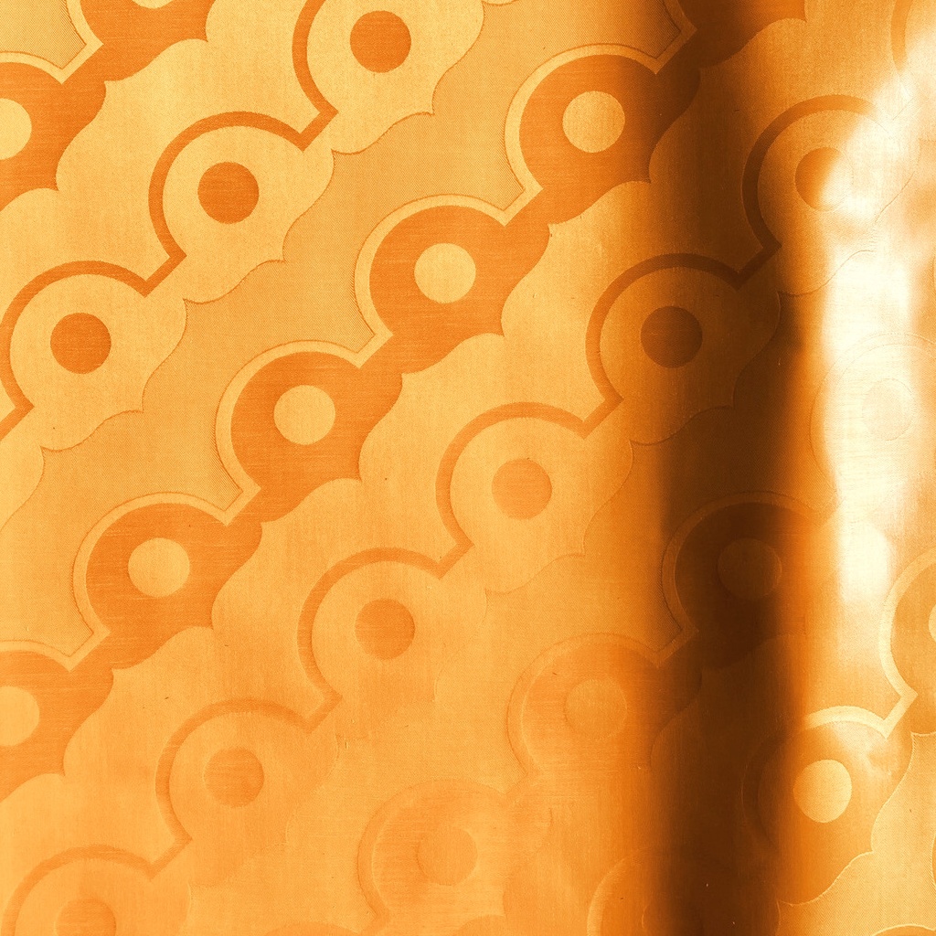 Bazin uni Color 118-jaune orange | D