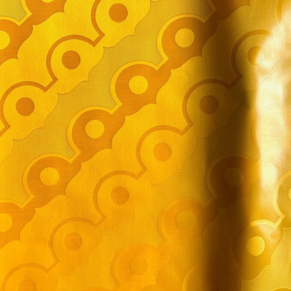 Bazin uni Color 118-jaune orange | D