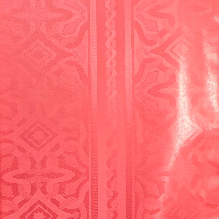 Bazin uni Color 326-coral pink, 30 m