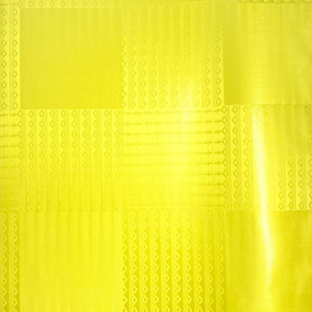 Bazin uni Color 688-jaune vif, 30 m