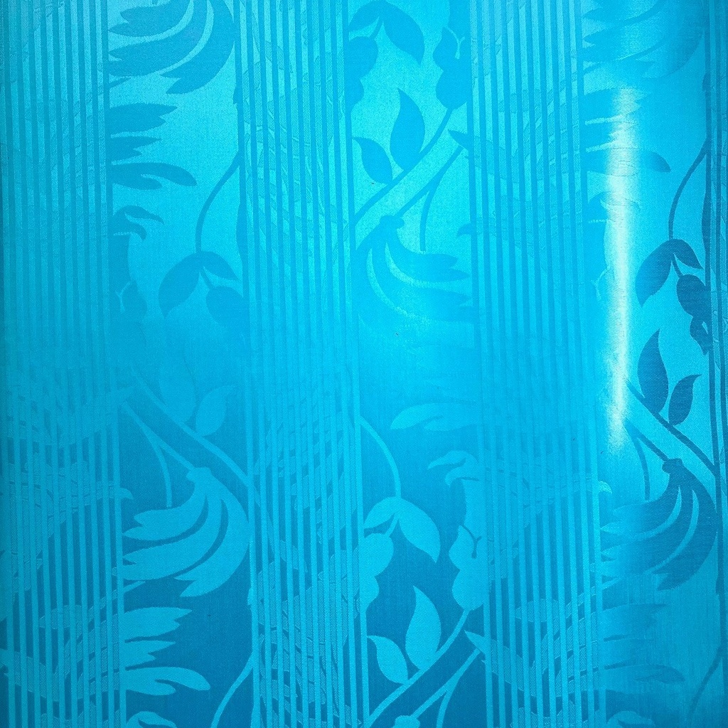 Bazin uni Color 596-bleu turquoise, 30 m