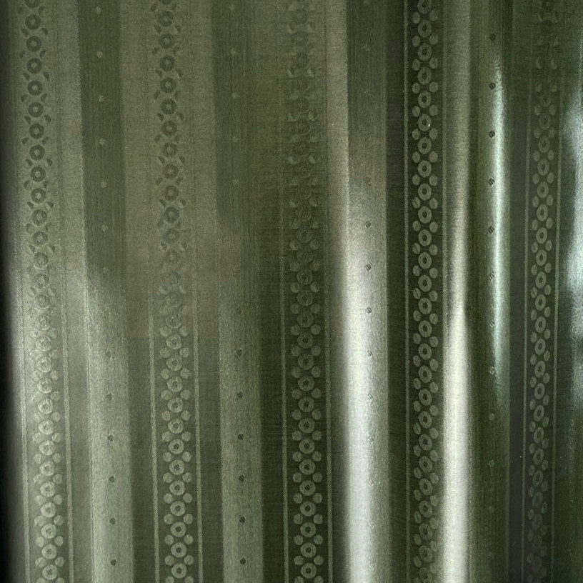 Bazin uni Color 603-vert olive 5,5 m