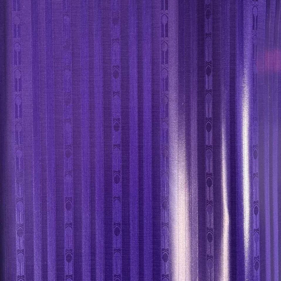 Bazin uni Color 408-dark blue-purple 5 m