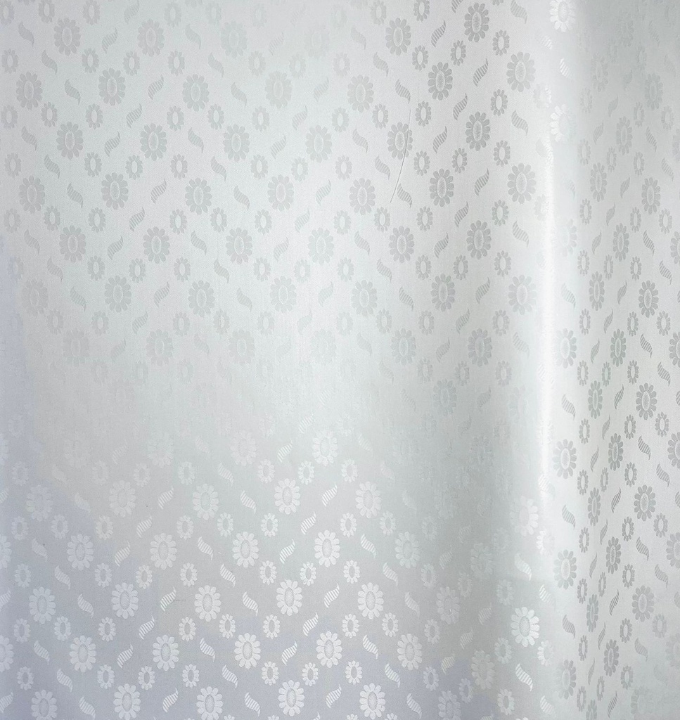 Bazin uni Color 0211-weiß - 5,6 m