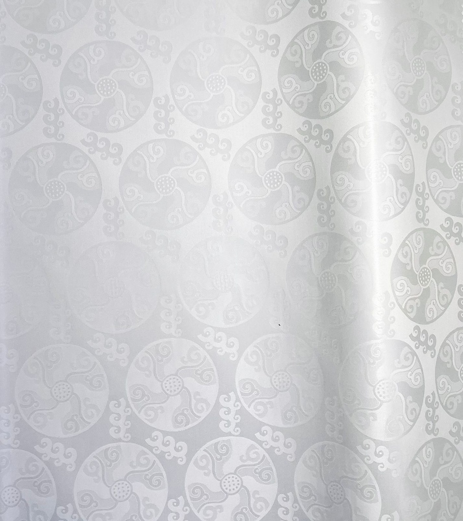 Bazin uni Color 0211-weiß - 4 m