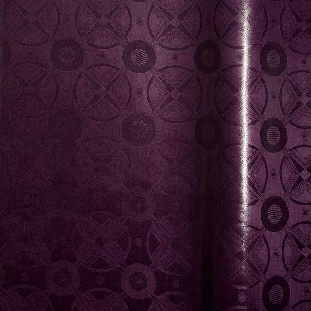 Bazin uni Color 328-aubergine 4 m