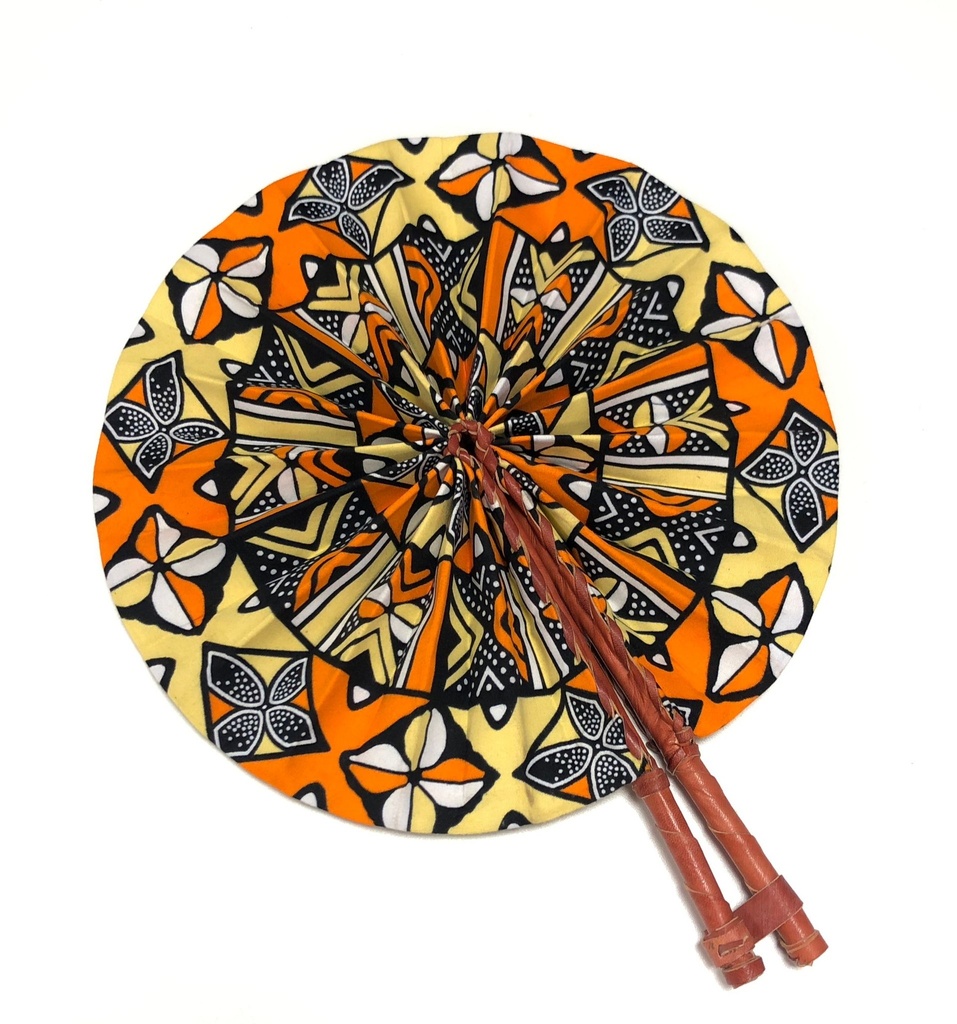 éventail 1.02 orange-jaune
