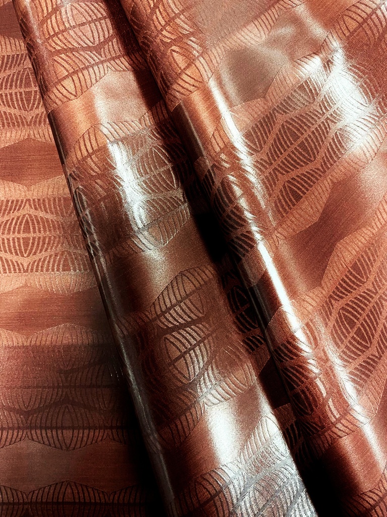 Bazin uni Color 829-marron | D - 3 m