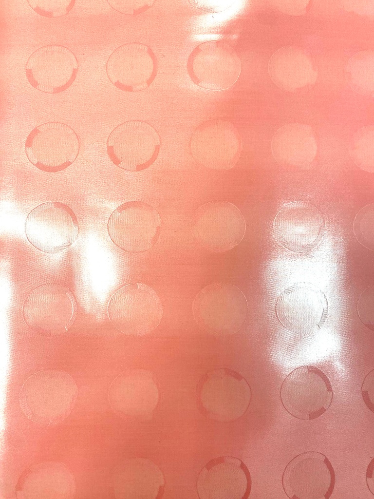 Bazin uni Color 209-saumon foncé | D - 3 m