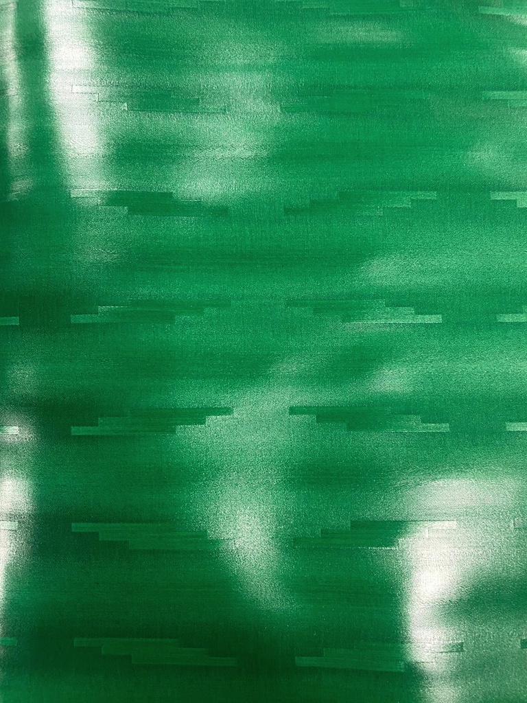 Bazin uni Color 642-emerald green | D - 5 m