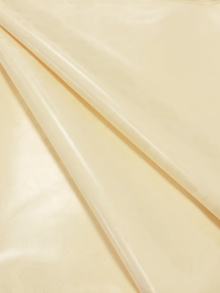 Bazin uni Color 101-hell pastell-gelb | D - 4 m