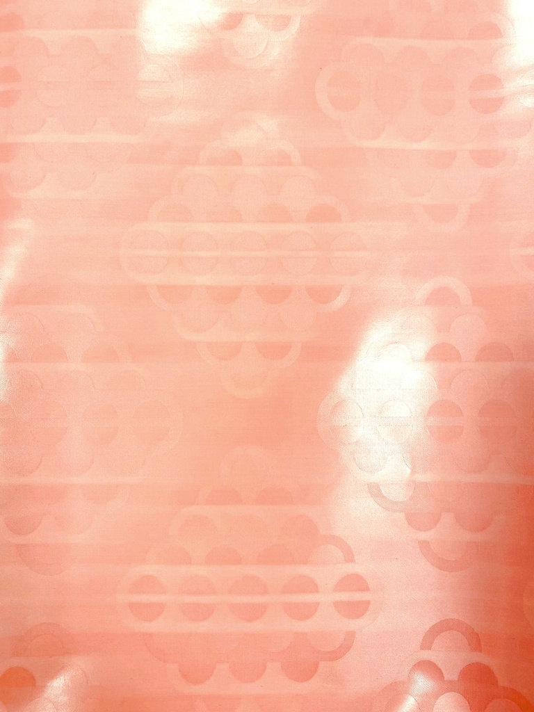 Bazin uni Color 204-rose saumon | D - 3 m