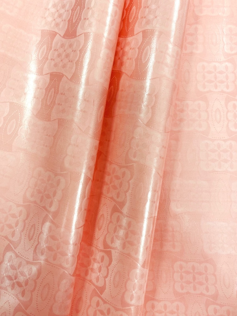 Bazin uni Color 204-lachsrosa | D - 3 m