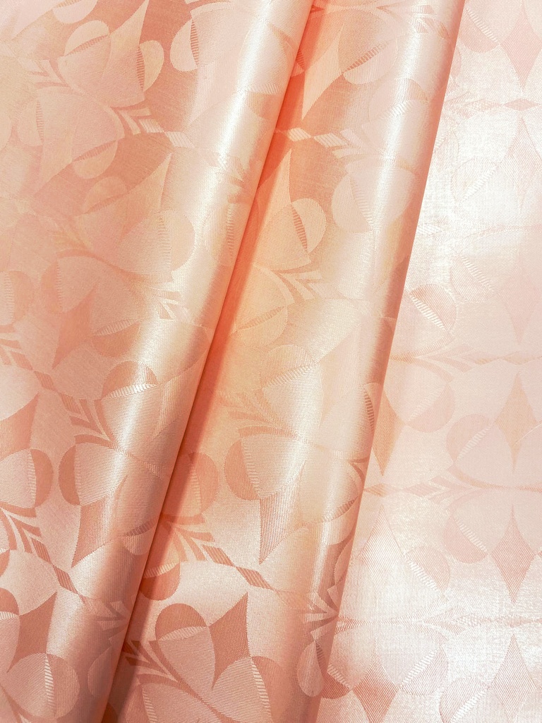 Bazin uni Color 206-lachs | D - 3 m