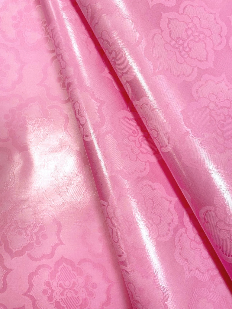 Bazin uni Color 314-pink | D - 3 m