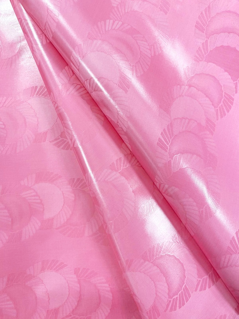 Bazin uni Color 314-rosa | D - 4 m