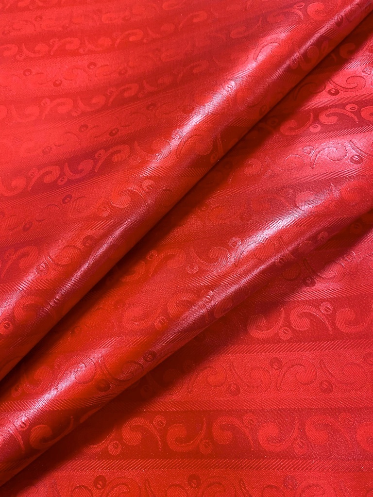 Bazin uni Color 315-red