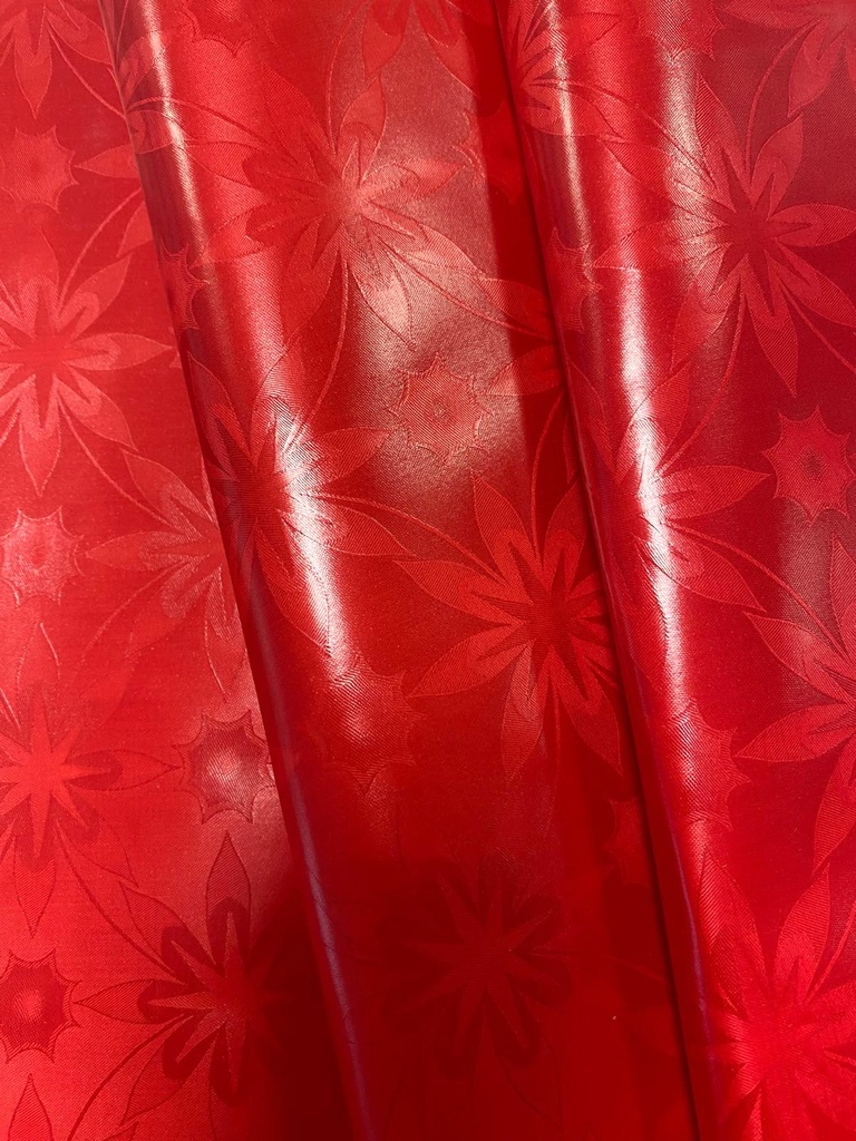 Bazin uni Color 315-rouge