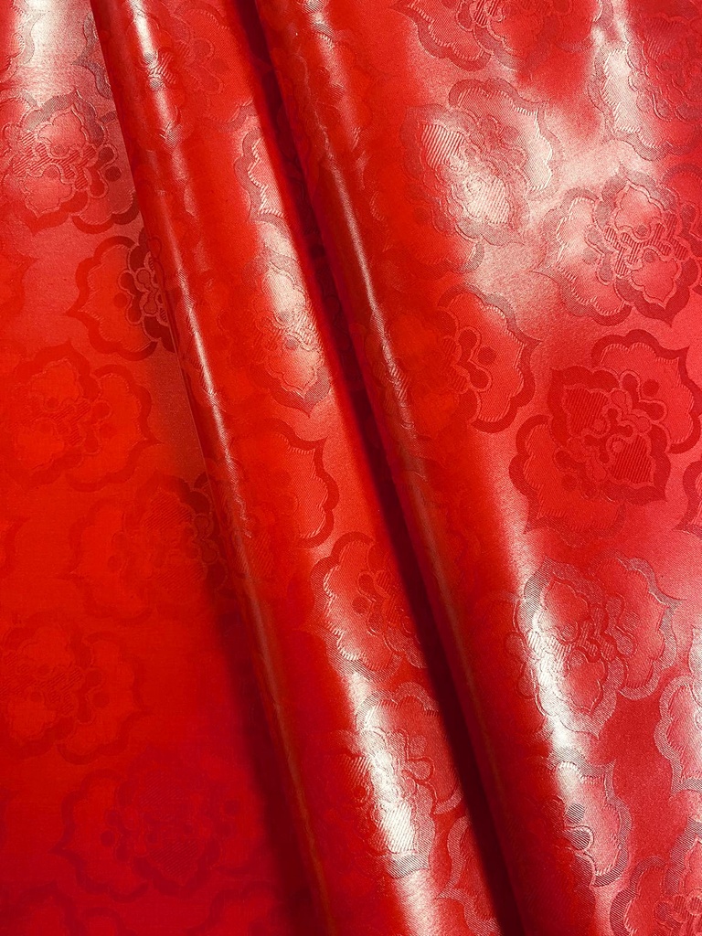 Bazin uni Color 315-rot - 4 m