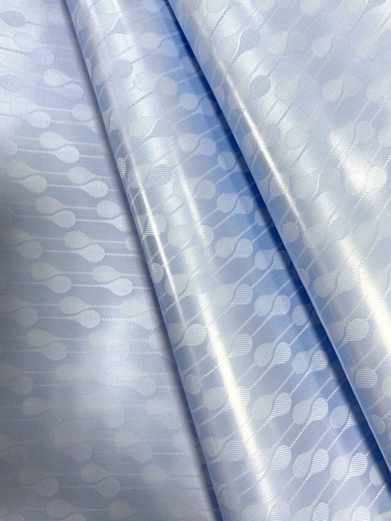 Bazin uni Color 542-sky blue | D - 4 m