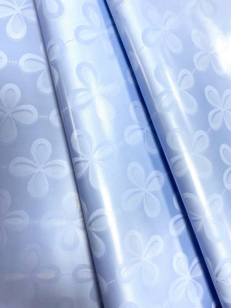 Bazin uni Color 542-sky blue | D - 5 m