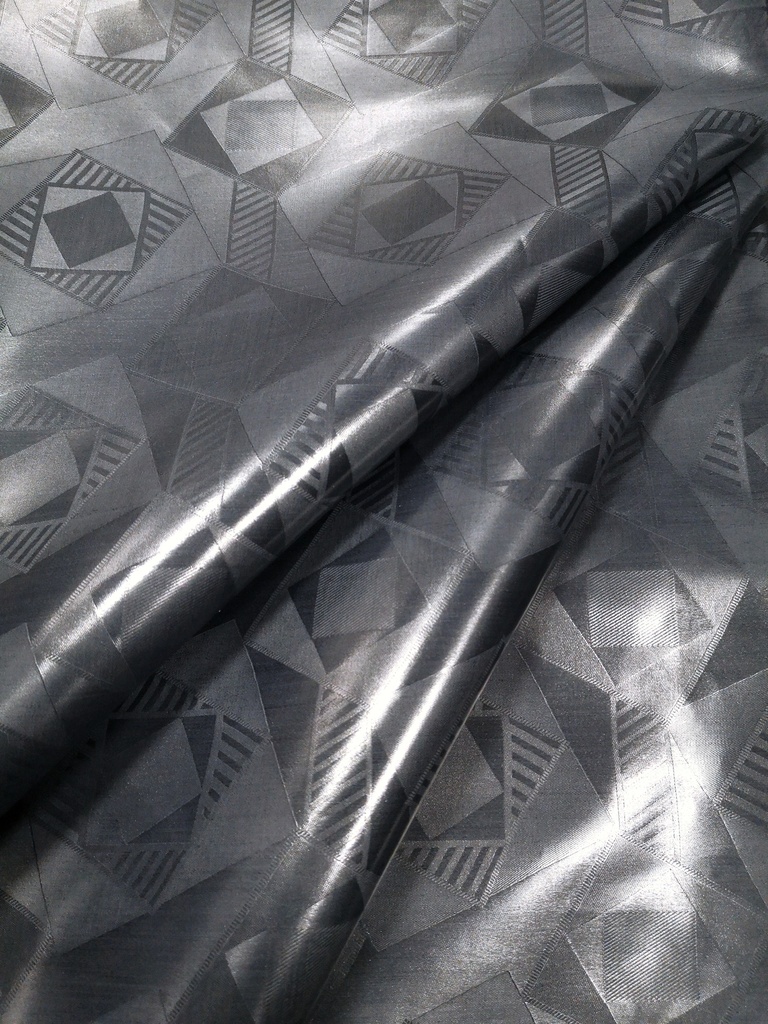 Bazin uni Color 910-dunkelgrau | HF - 3 m