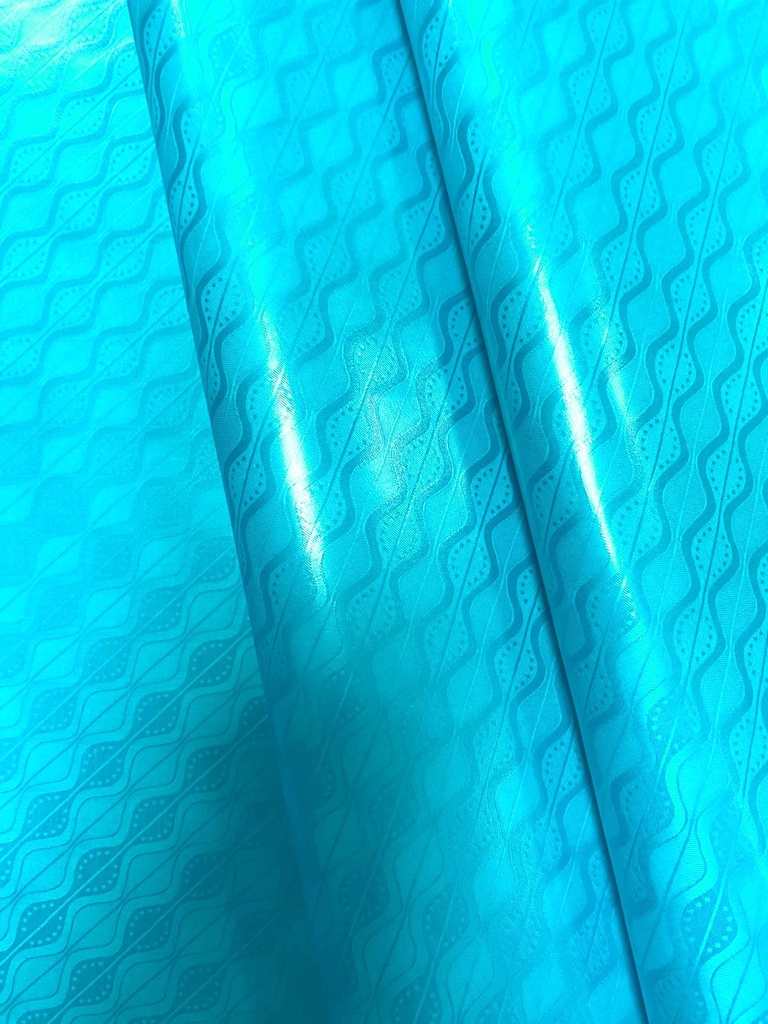 Bazin uni Color 513-türkis | D - 4 m