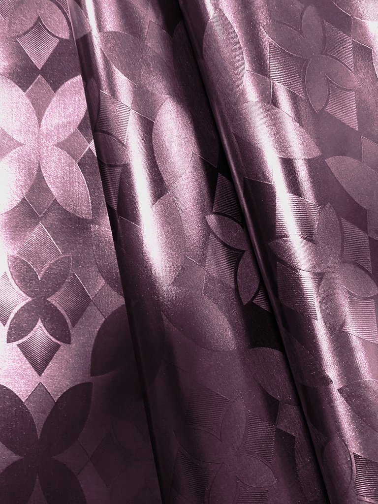 Bazin uni Color 328-aubergine | D