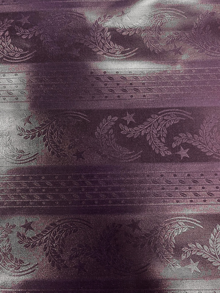 Bazin uni Color 328-aubergine | D - 3 m