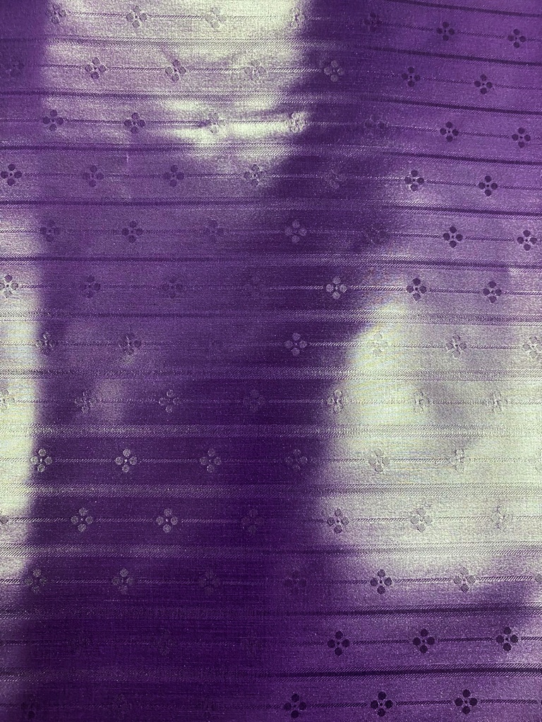 Bazin uni Color 424-violet foncé | D - 3 m