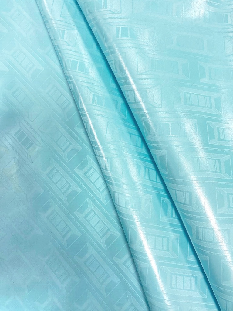 Bazin uni Color 537-turquoise clair | D