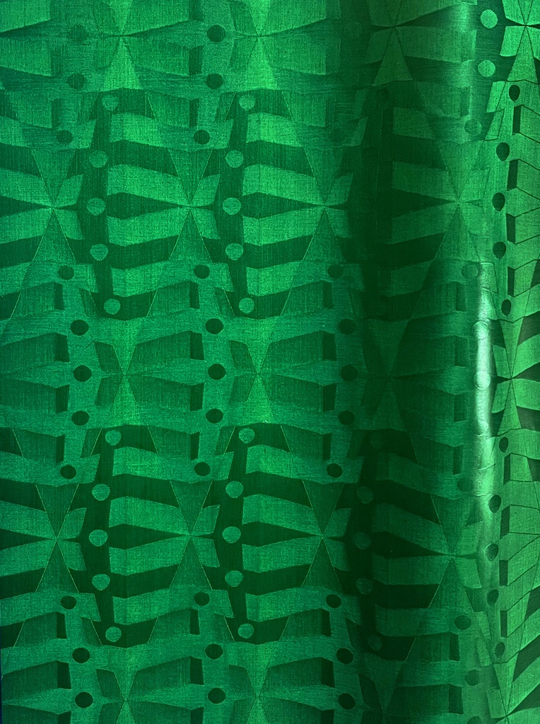 Bazin uni Color 642-emerald green | HF