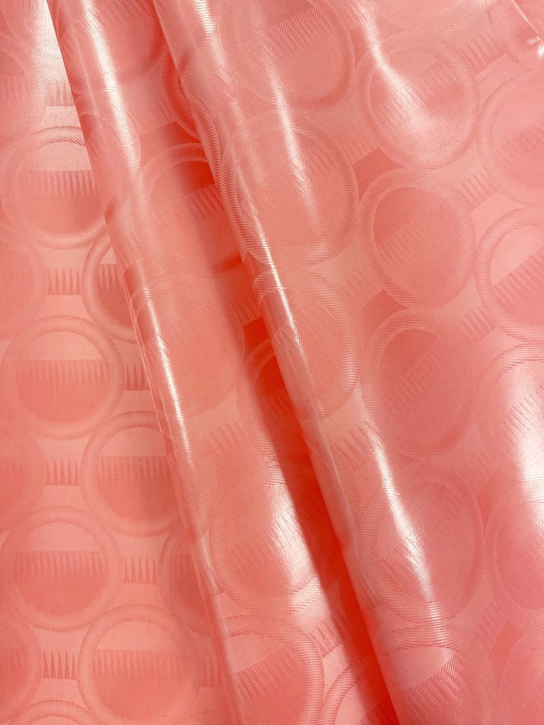 Bazin uni Color 213-salmon pink | D - 4 m