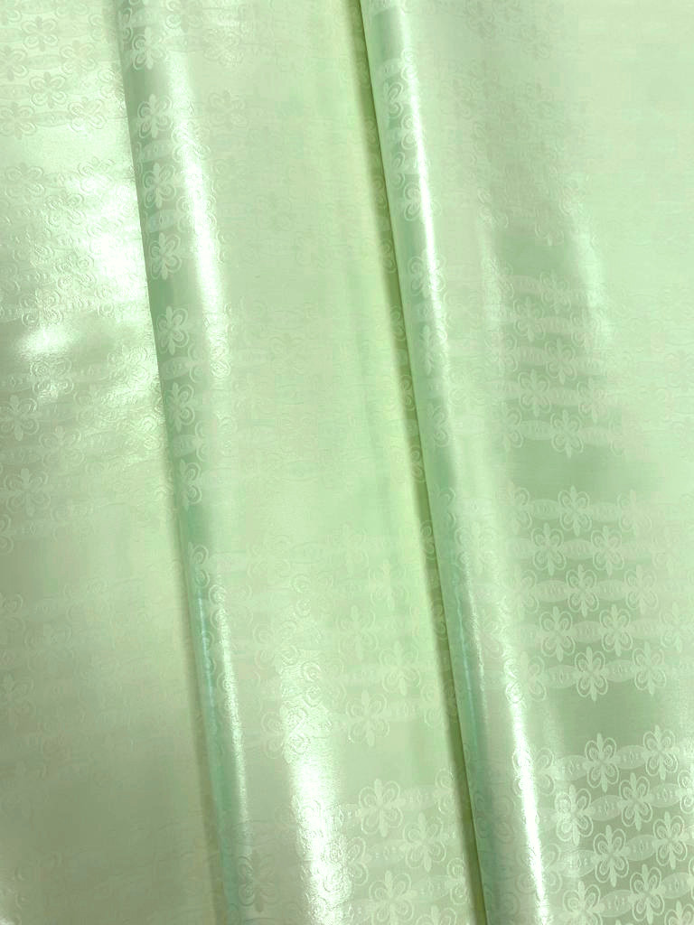 Bazin uni Color 604-pastellgrün | HF - 4 m