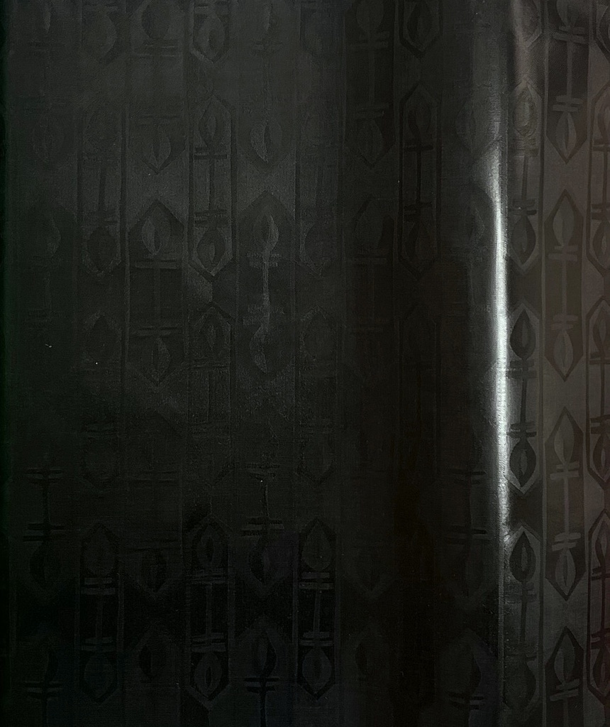 Bazin uni Color 994-schwarz | 4 m