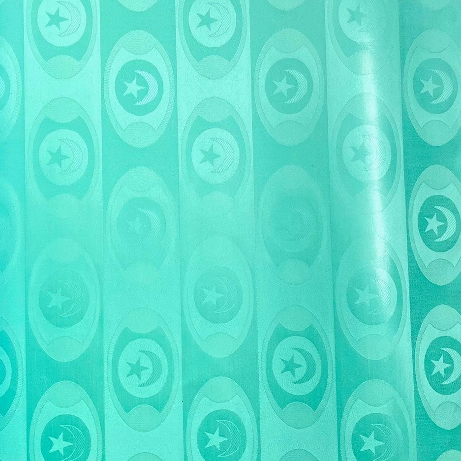 Bazin uni Color 655-mint | D - 4 m