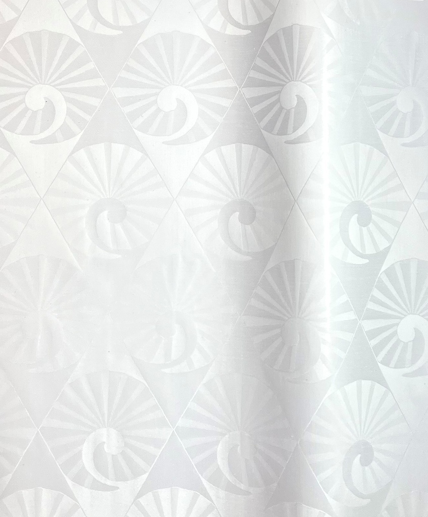 Bazin artisanal 0211-weiß | 4 m