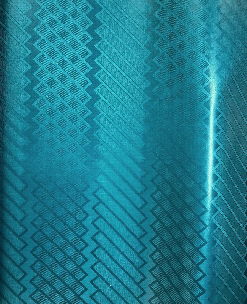 Bazin uni Color 533-petrol | 5 m