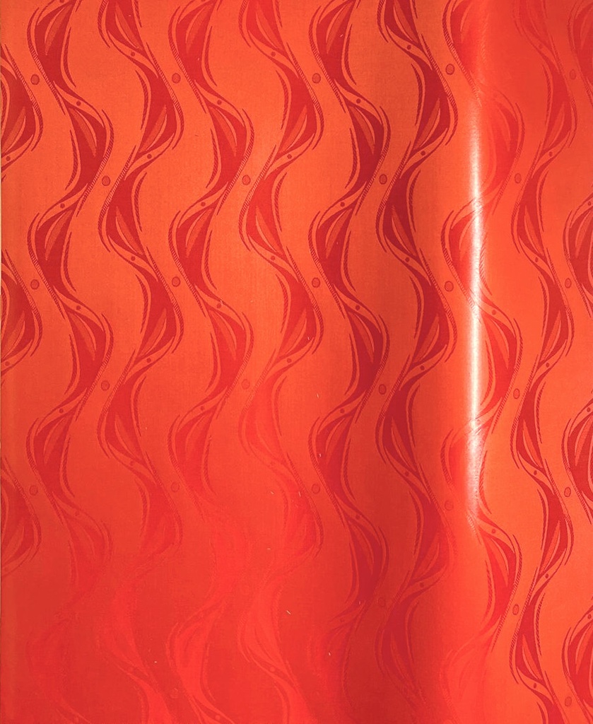 Bazin Drews Or 2181-rouge orangé | 5,9 m